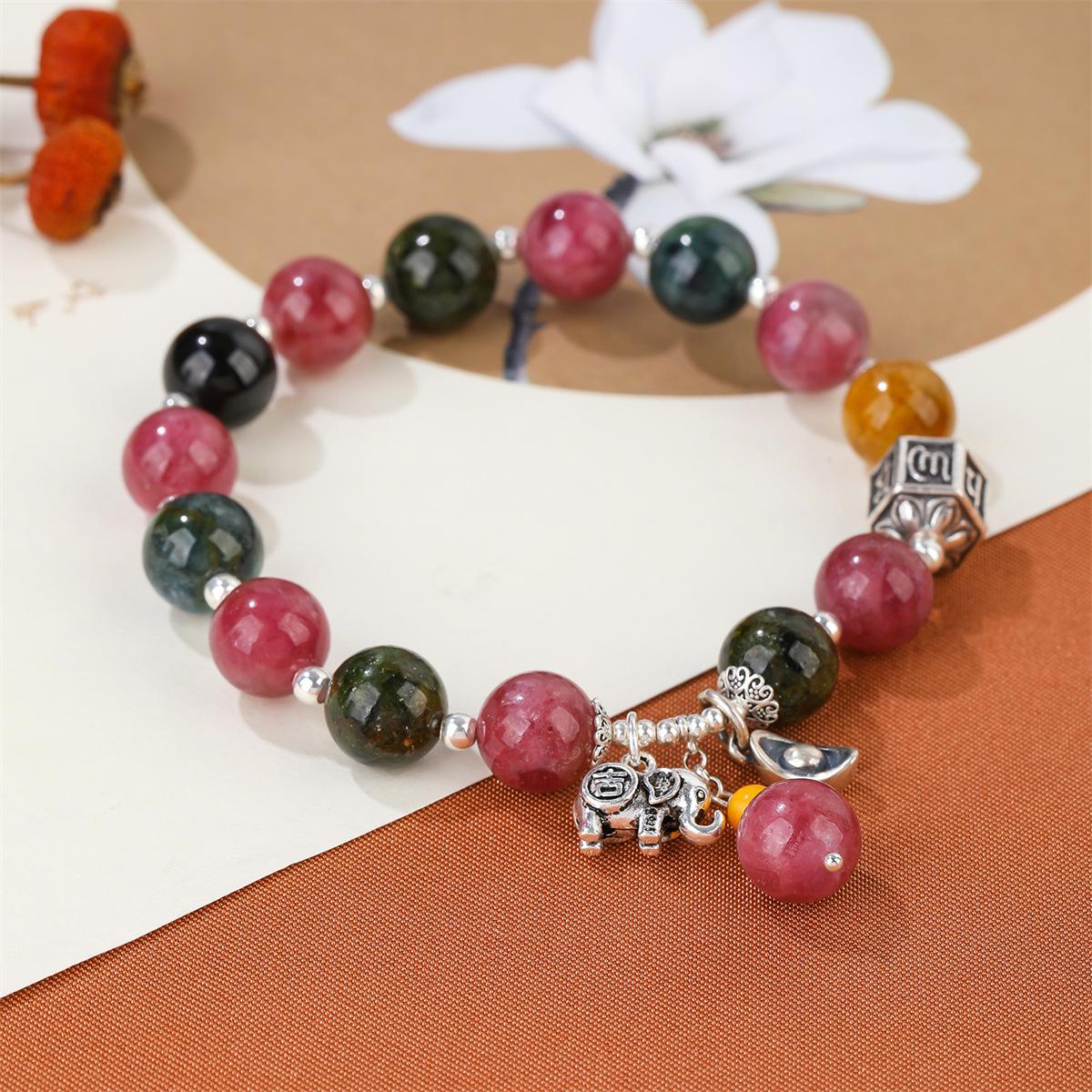 Аксессуары для браслетов из натурального турмалина Браслет из натурального турмалина Wangfu Stone